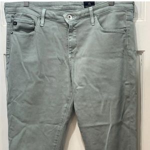 Adriano Goldschmied Light Green Stilt Cigarette Crop Leg Jeans Women's Size 31